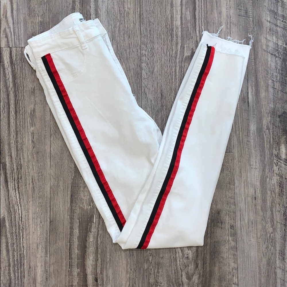 Zara White Jeans